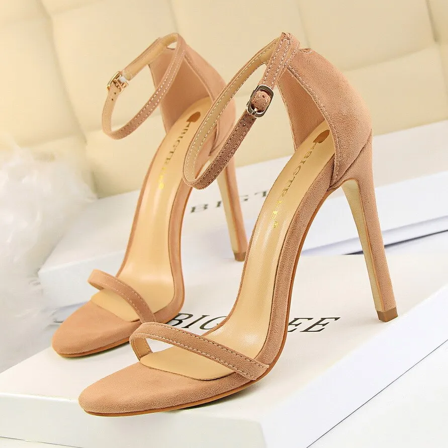 2023 Sexy High Heels New Women Pumps Comfort Women Shoes Block Heels Ladies Shoes Buckle Women Heels Female Shoes Women Sandals