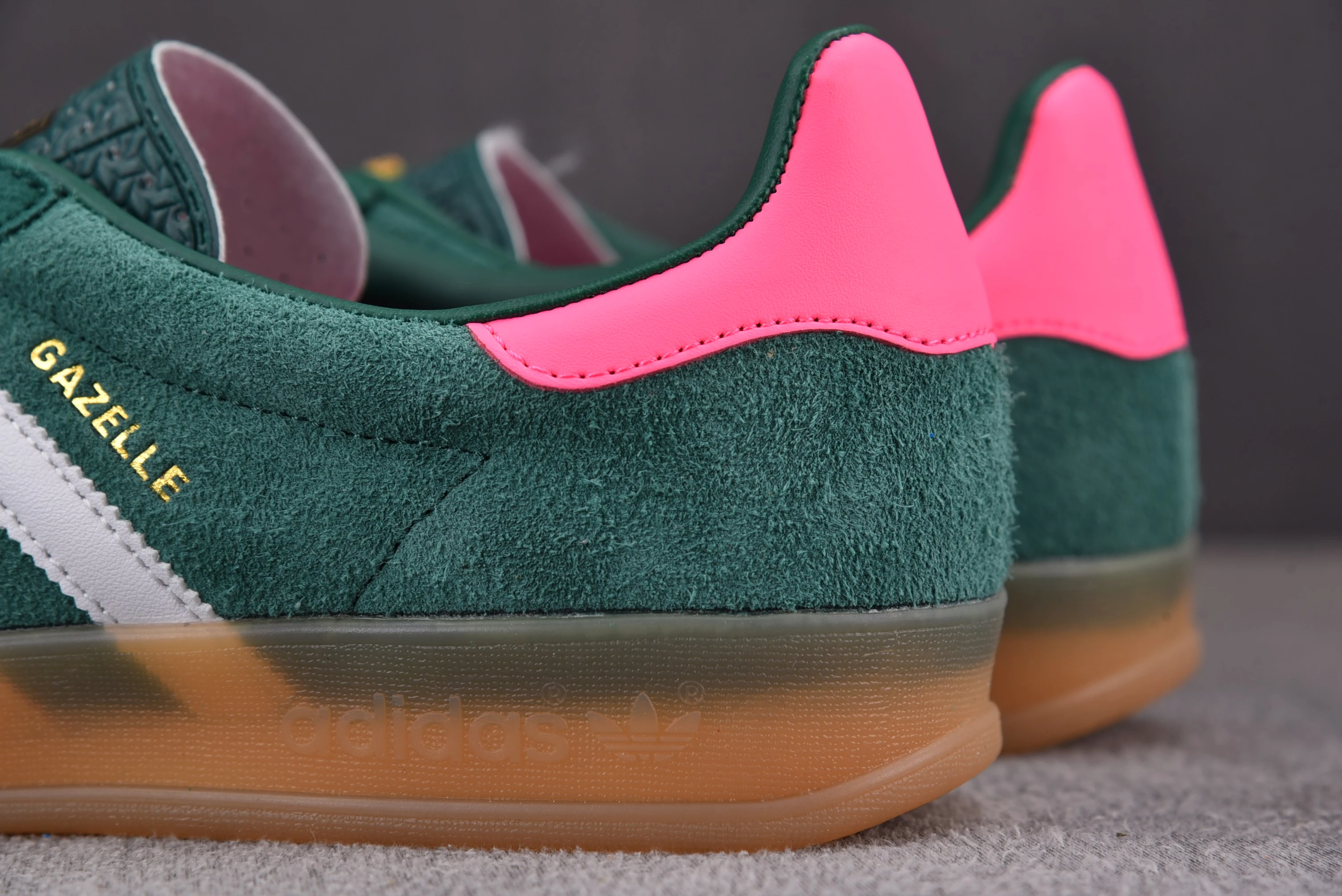 adidas Gazelle Indoor Collegiate Green Lucid Pink