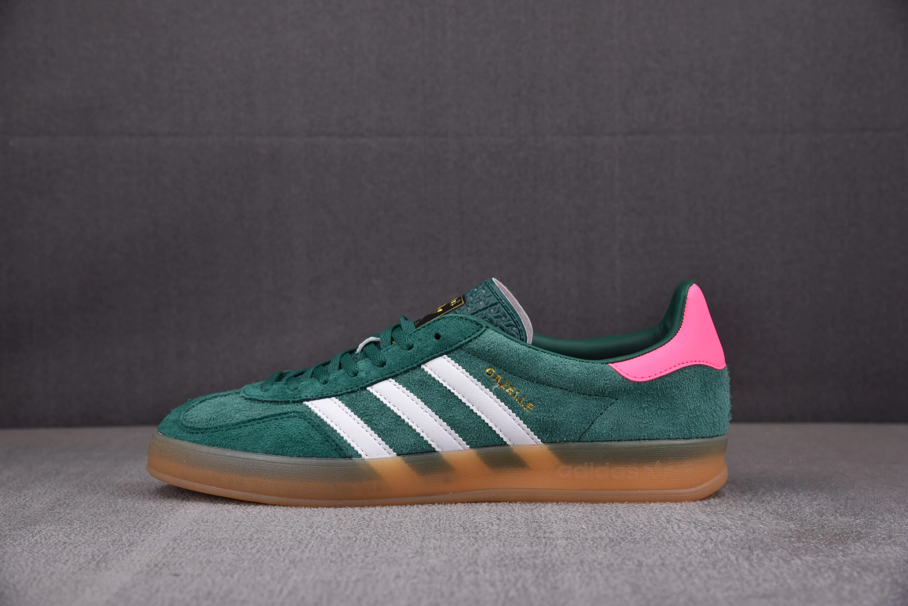 adidas Gazelle Indoor Collegiate Green Lucid Pink