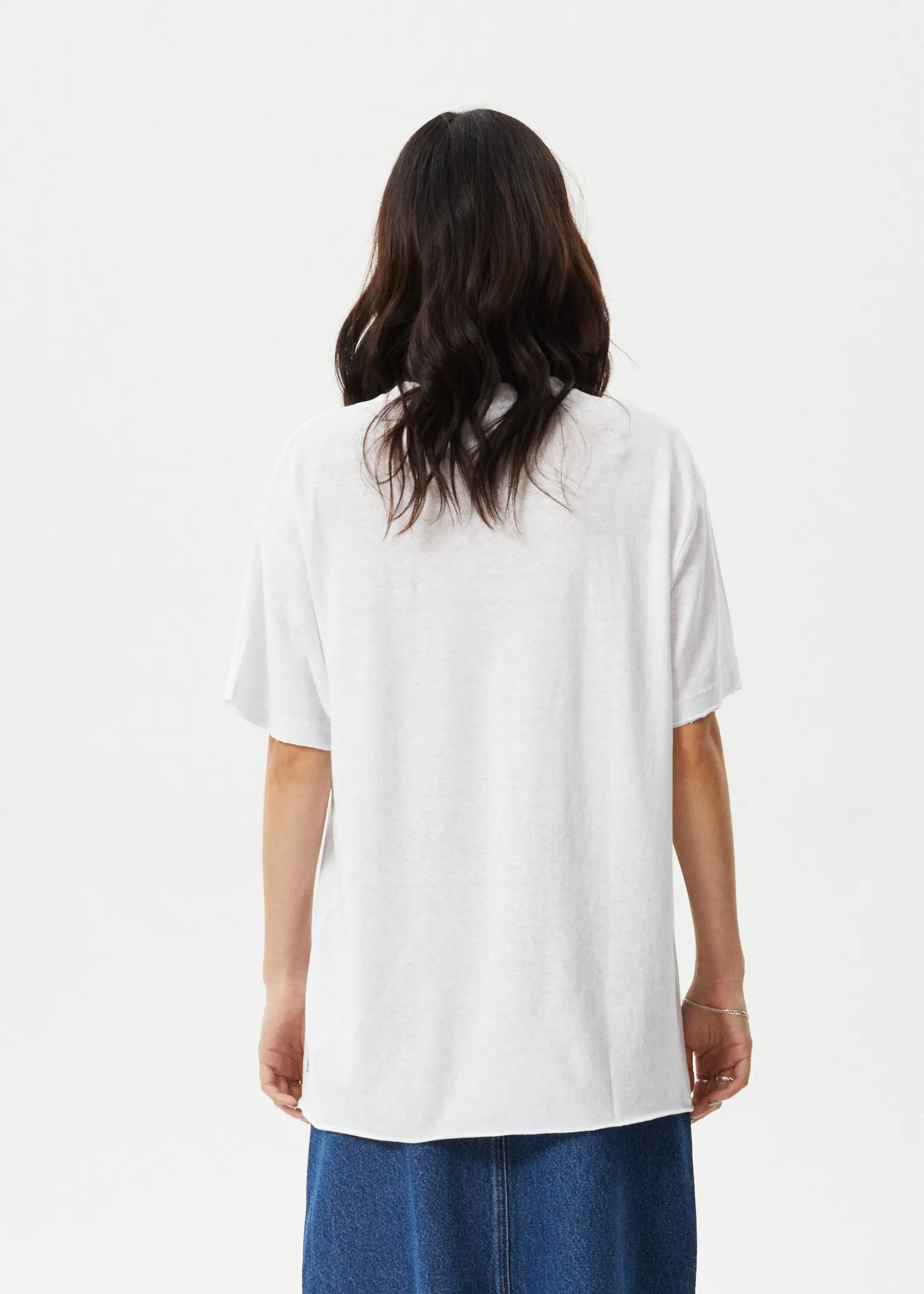 AFENDS Womens Nirvana - Oversized Tee - White