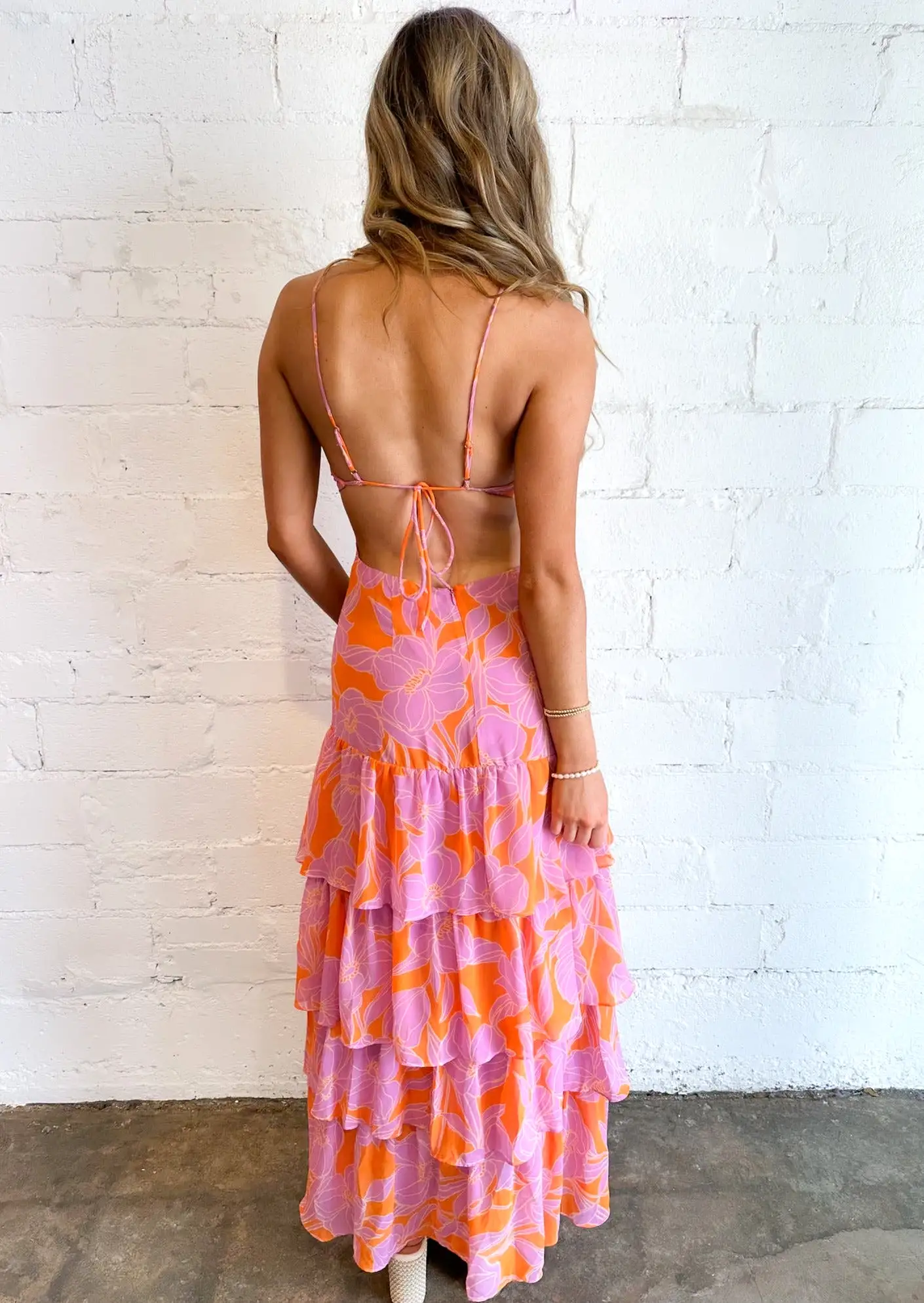 Aneira Floral Tiered Maxi