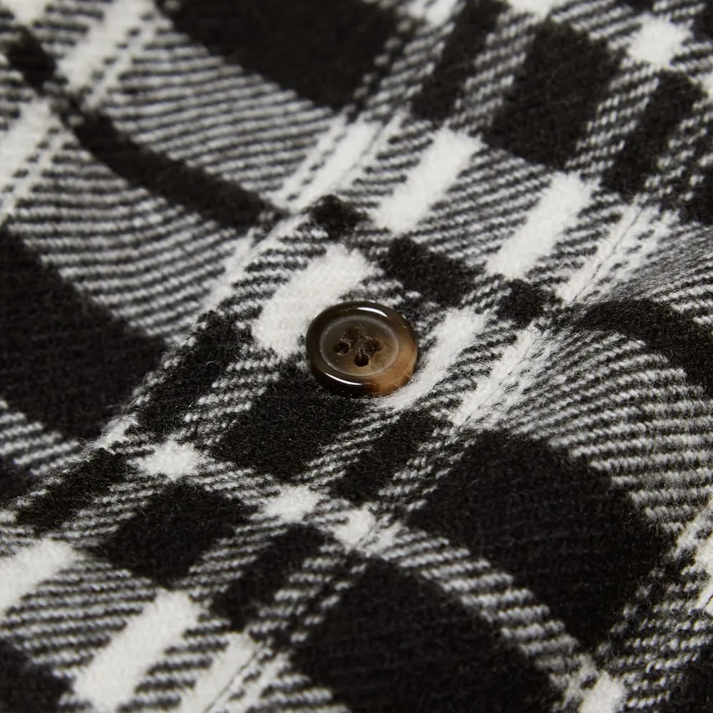 A.P.C Wool Flannel OvershirtBlack