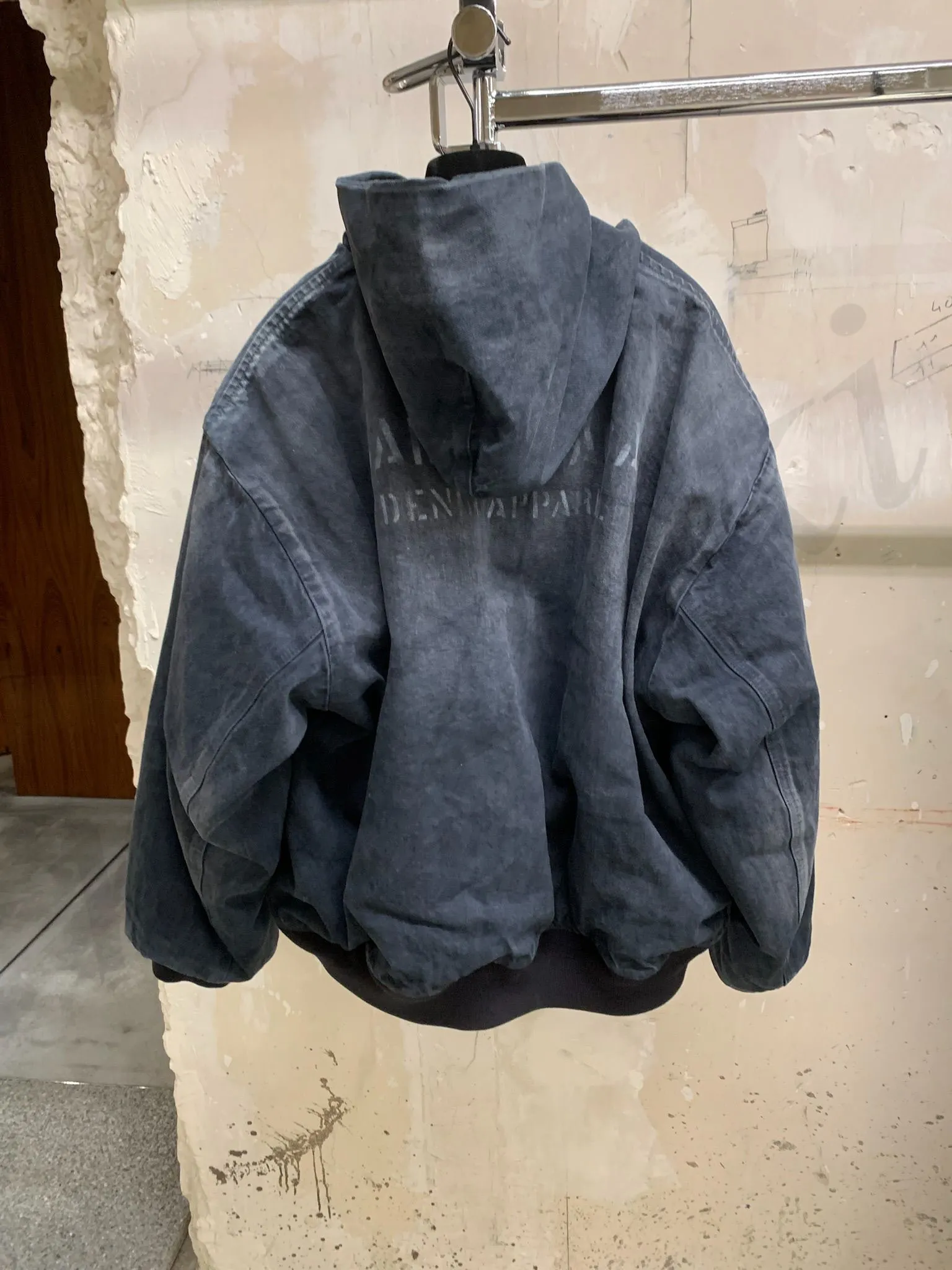 BALENCIAGA  |Denim Logo Luxury Hoodies