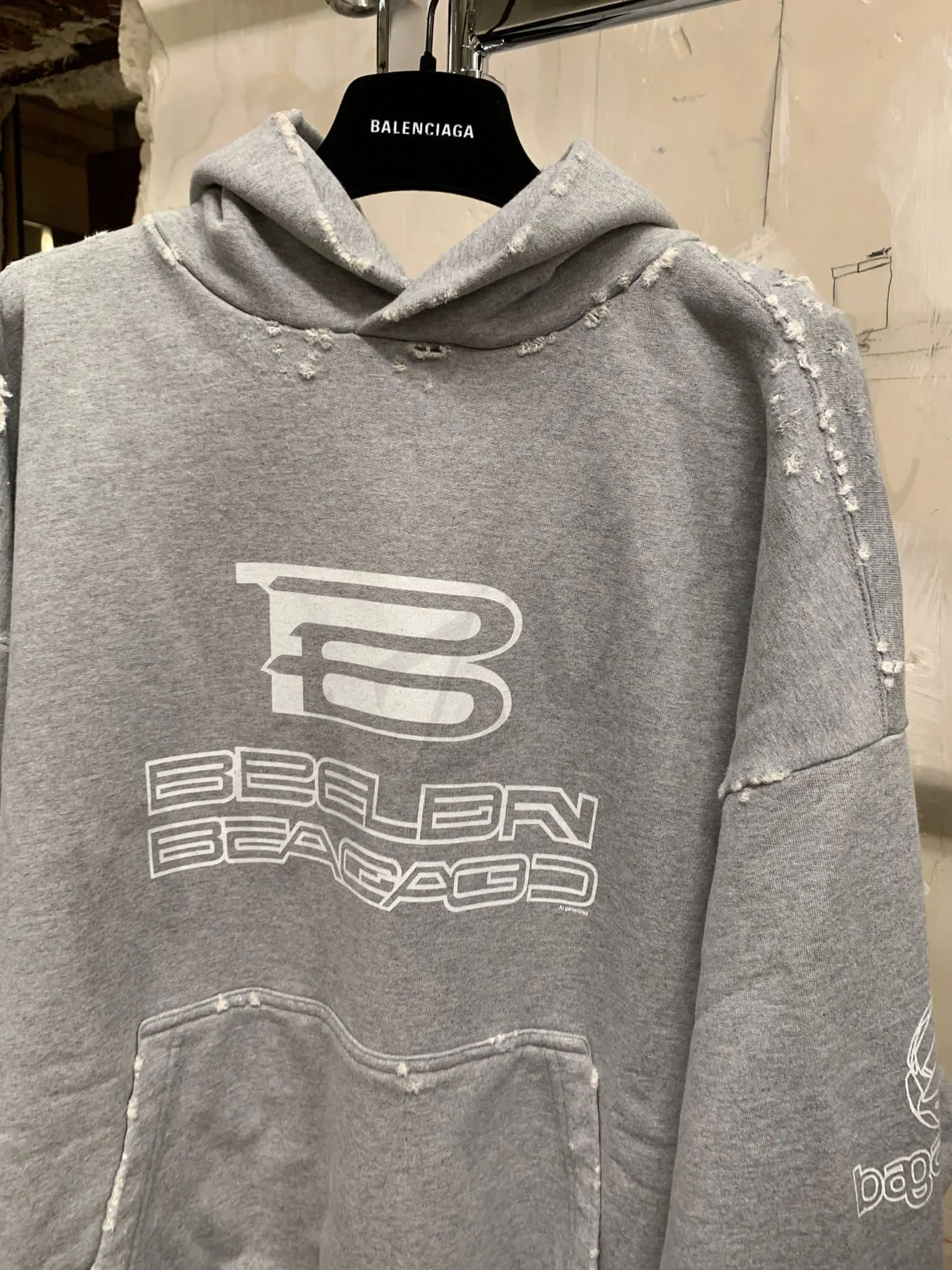 BALENCIAGA  |Logo Luxury FX Advantage / Exclusive Hoodies