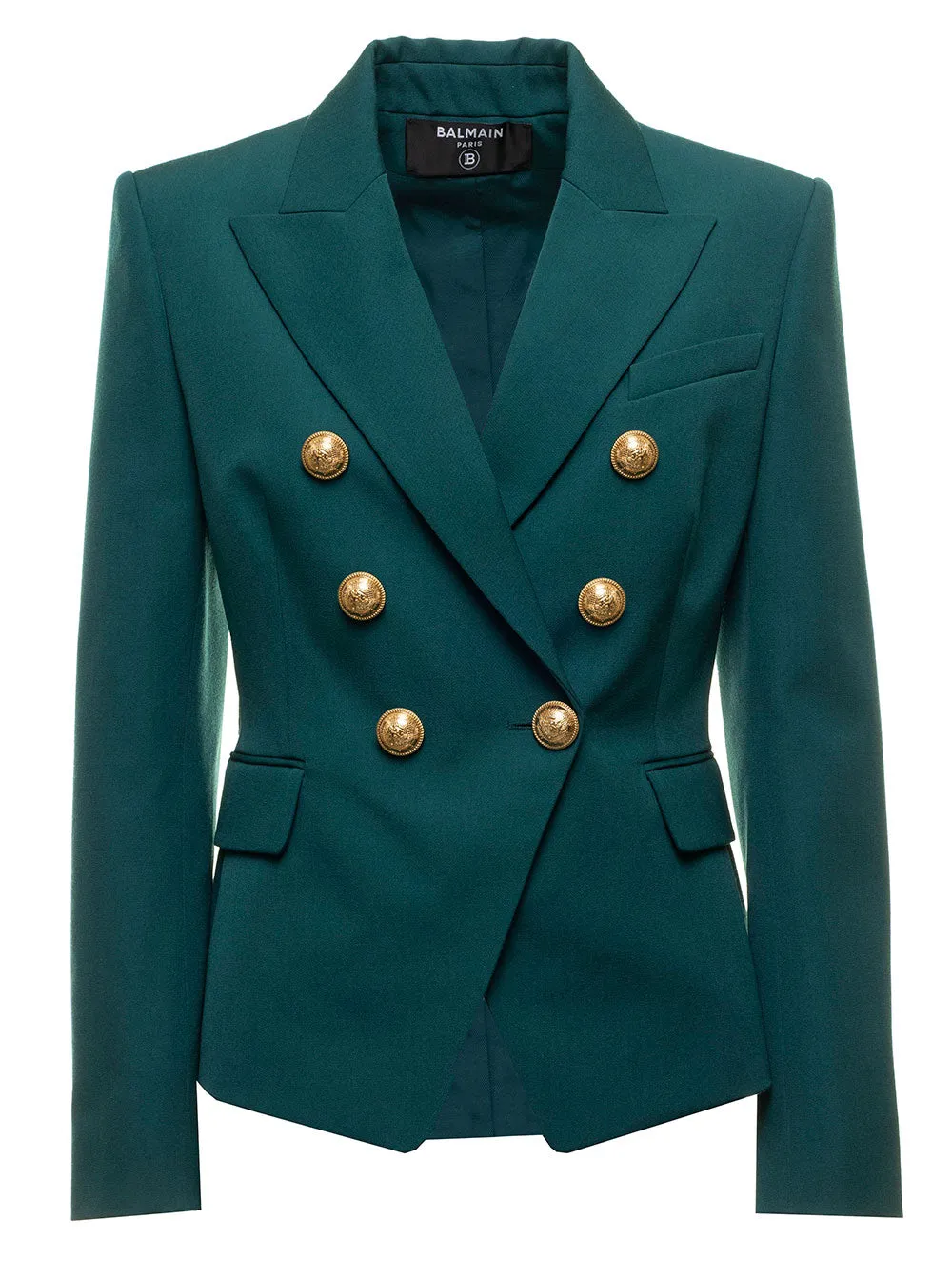 Balmain Double-Breasted Long-Sleeved Jacket