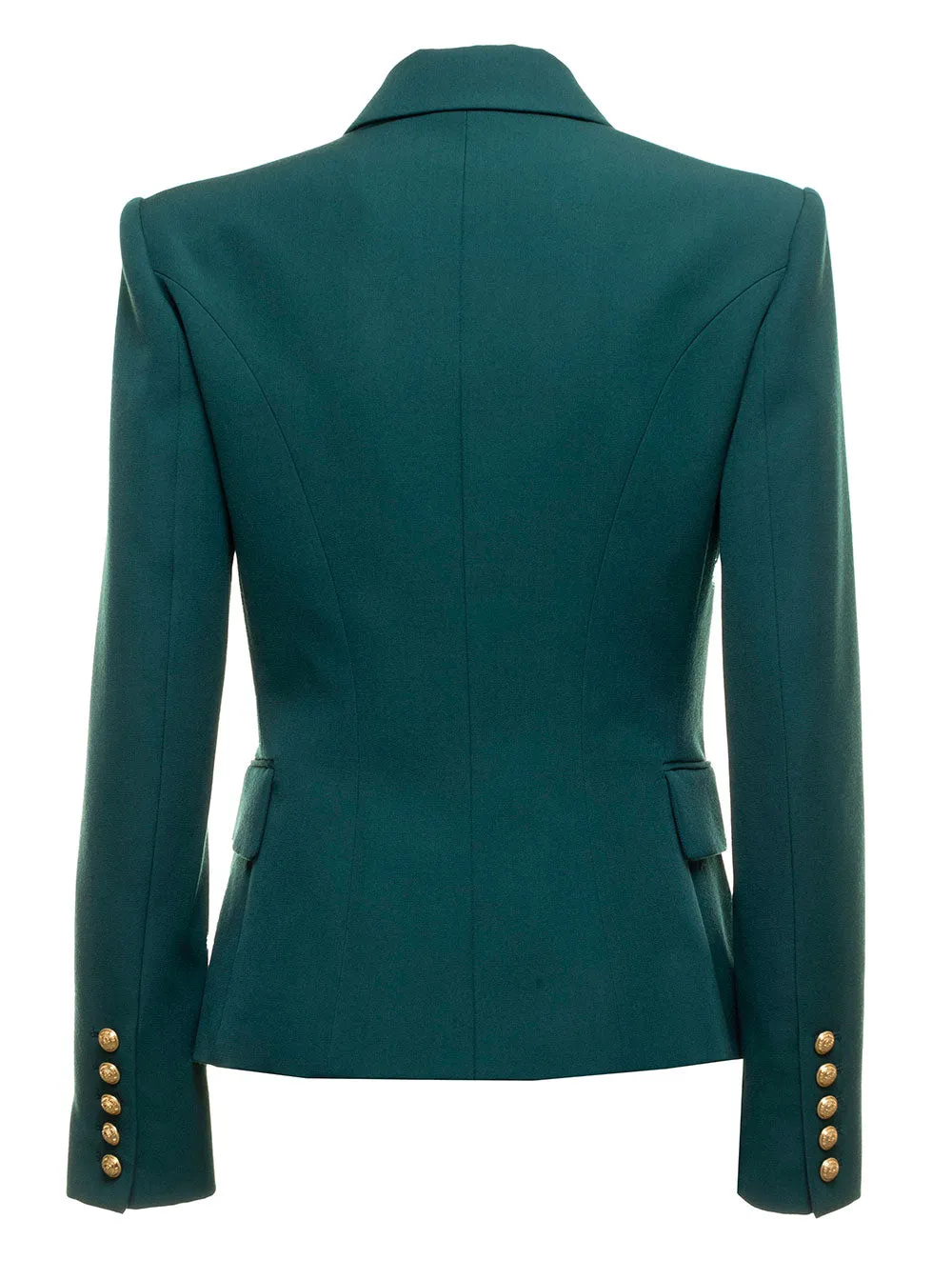 Balmain Double-Breasted Long-Sleeved Jacket