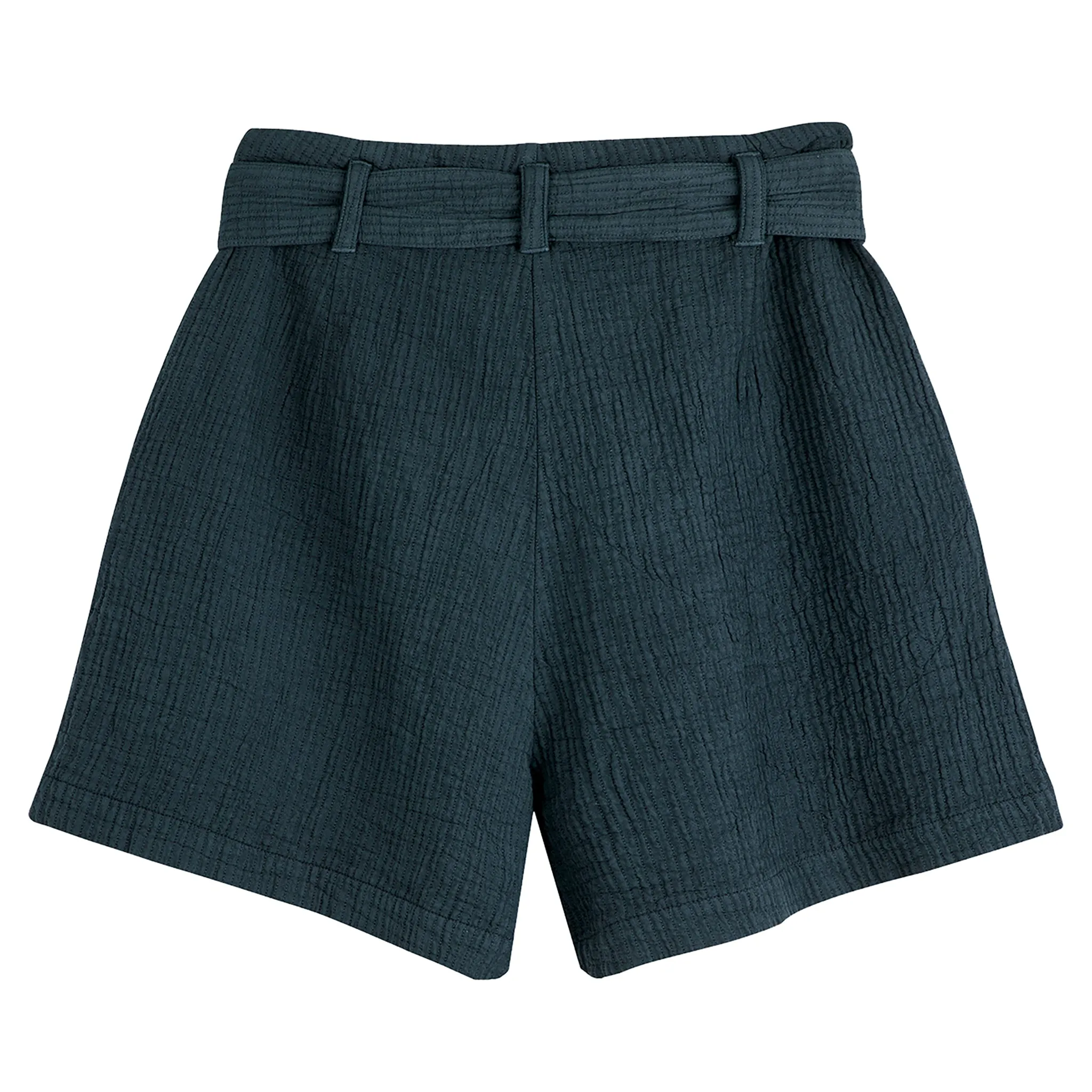 Bobo Choses Woman Pleated Bermuda Shorts Prussian Blue