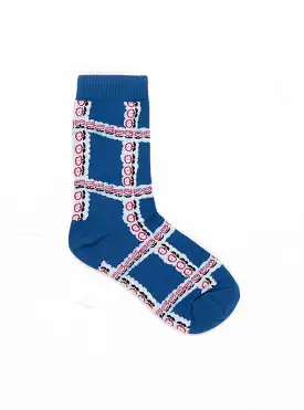 Bollenstreek Crew Sock Blue