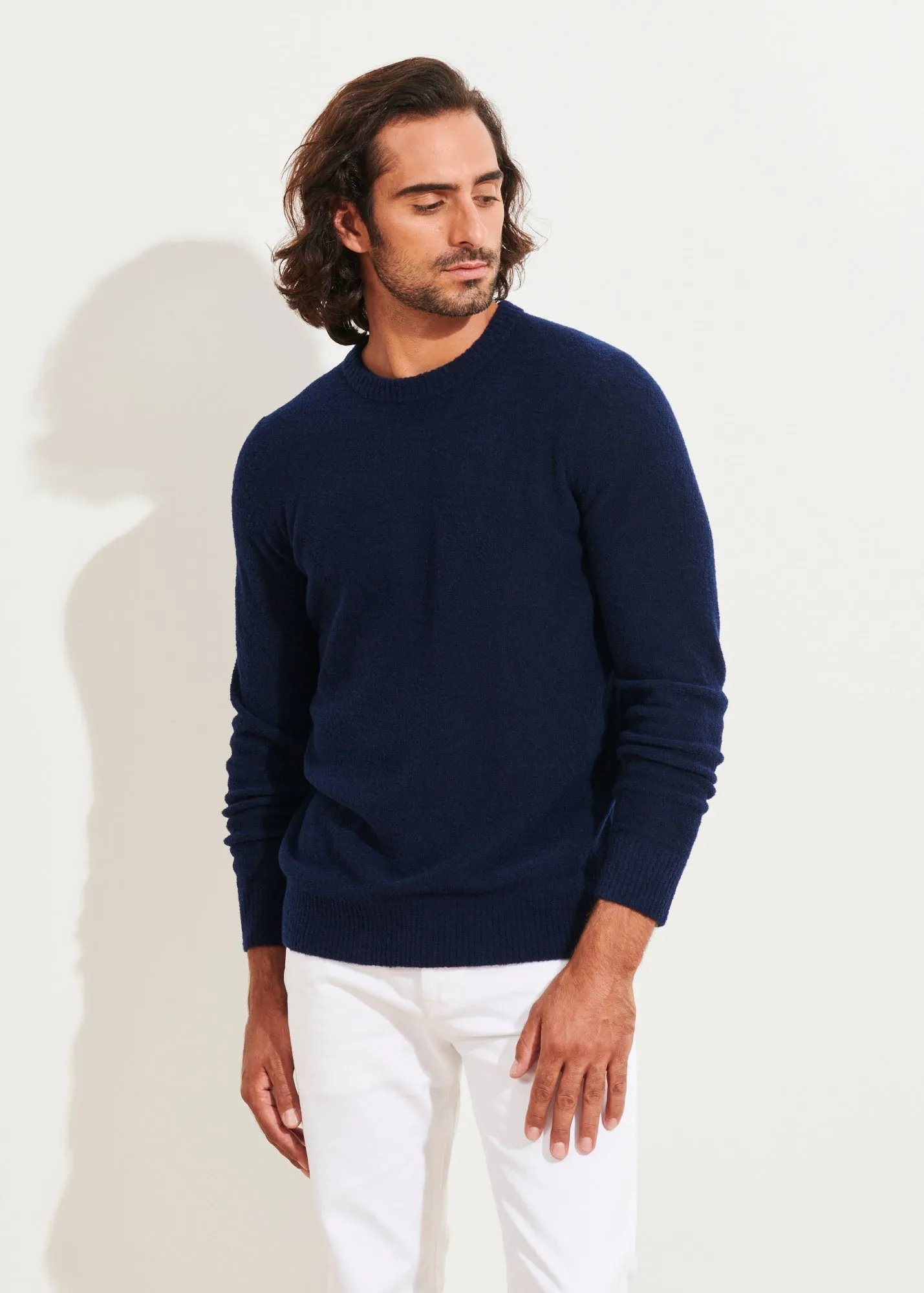 BOUCLE MERINO CREWNECK