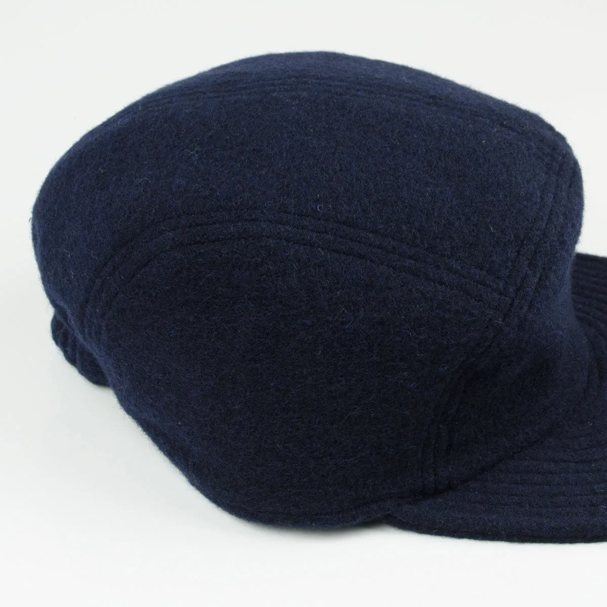 cableami - Wool Flannel Cap - Navy