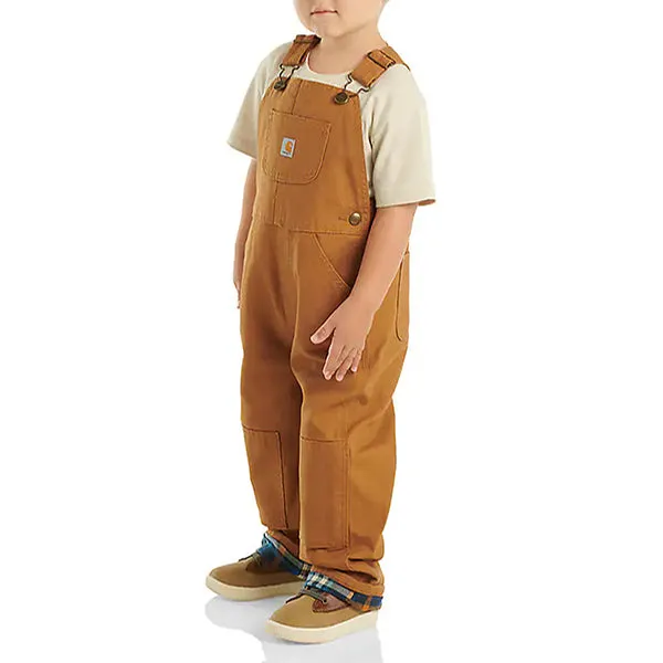 CARHARTT CANVAS FLN BIB OVERALL INFANT CARHARTT BROWN