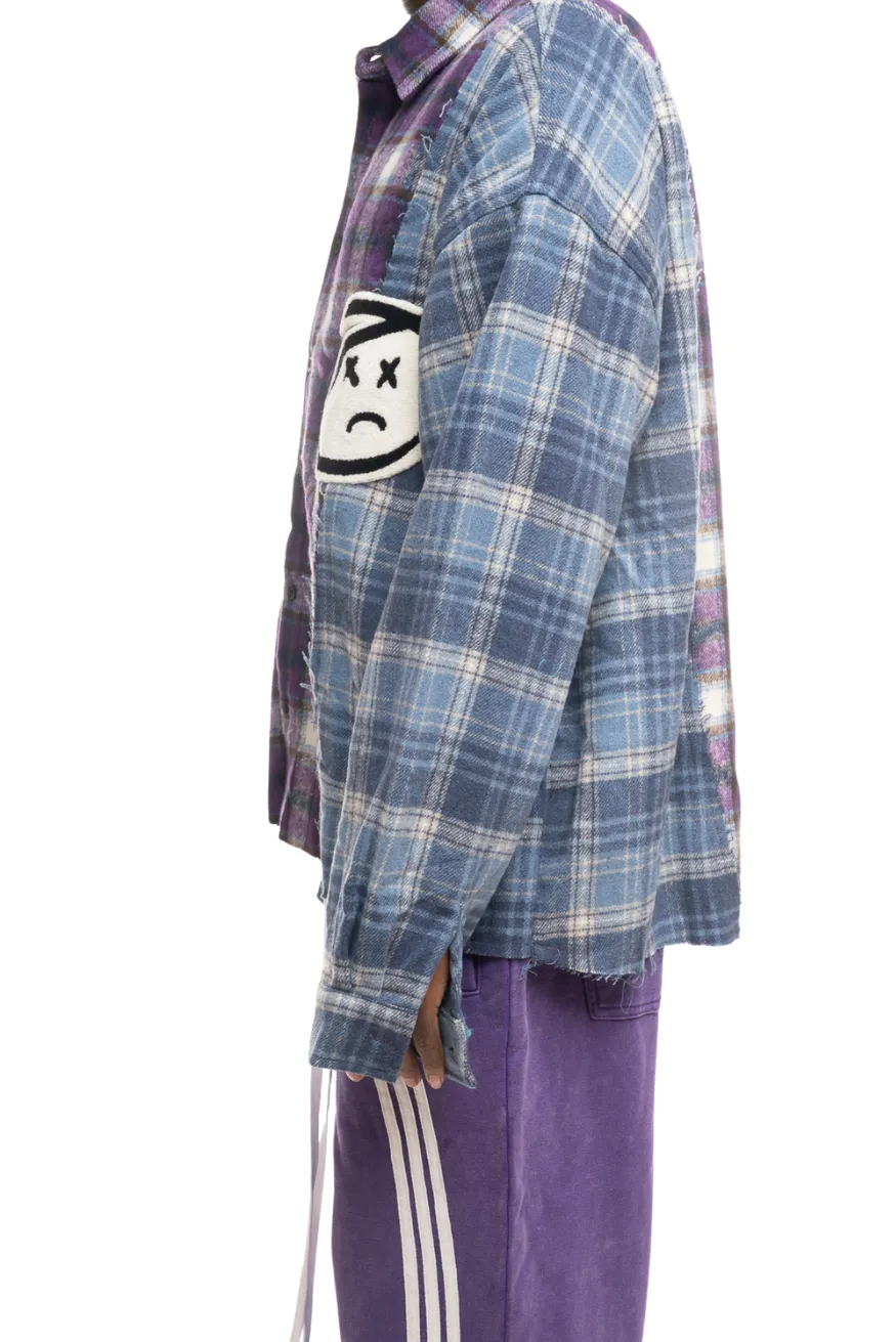 Chenille Boy Flannel Purple