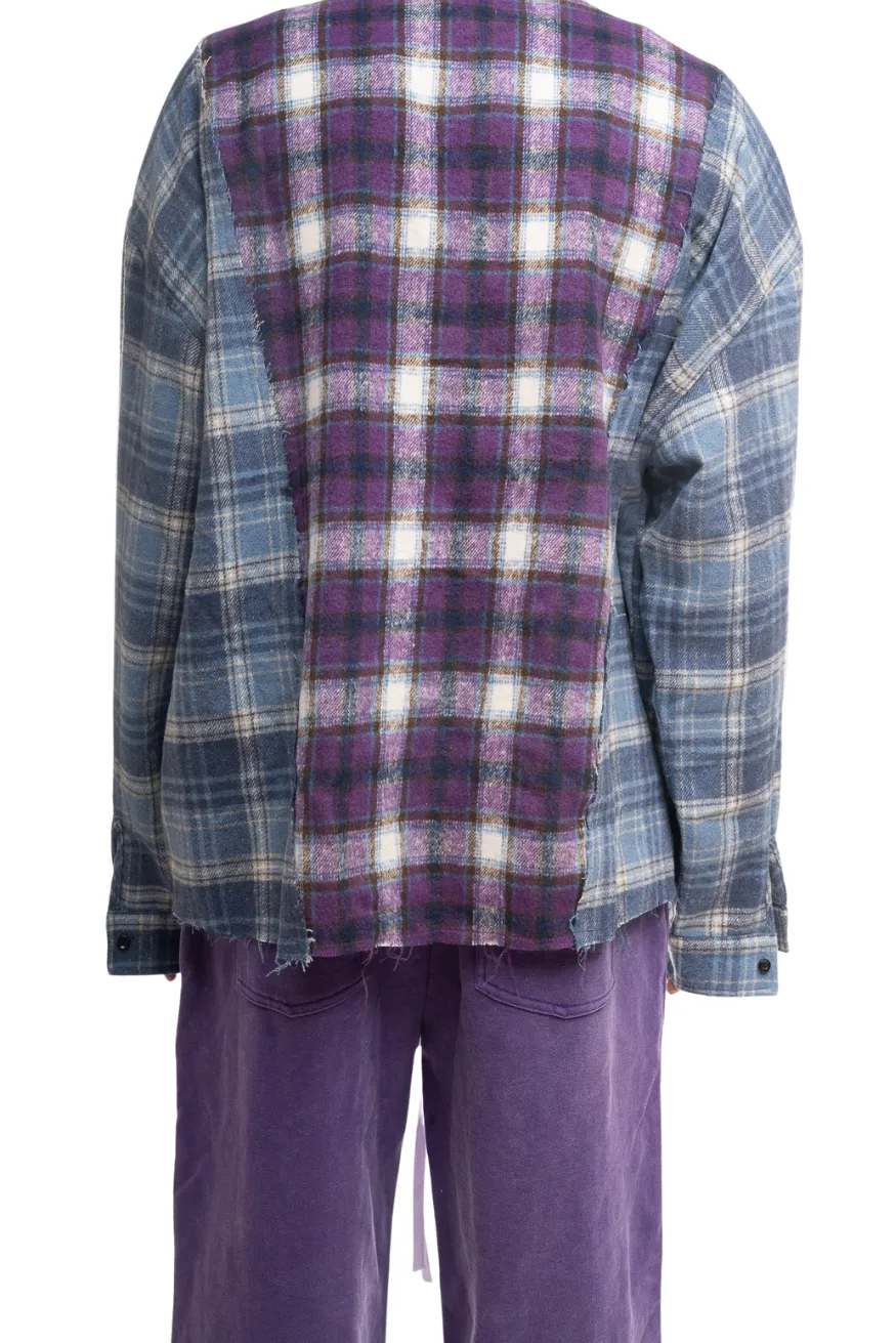 Chenille Boy Flannel Purple