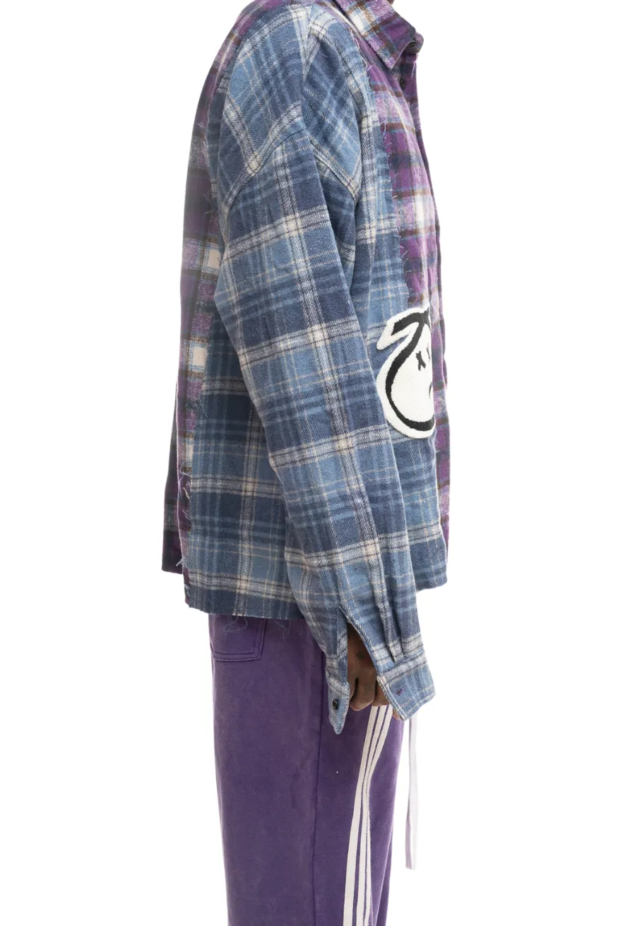 Chenille Boy Flannel Purple