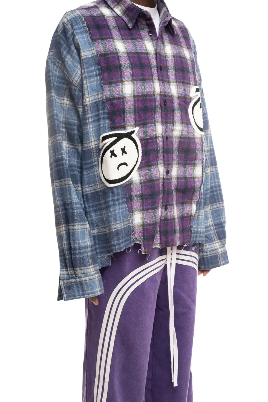 Chenille Boy Flannel Purple