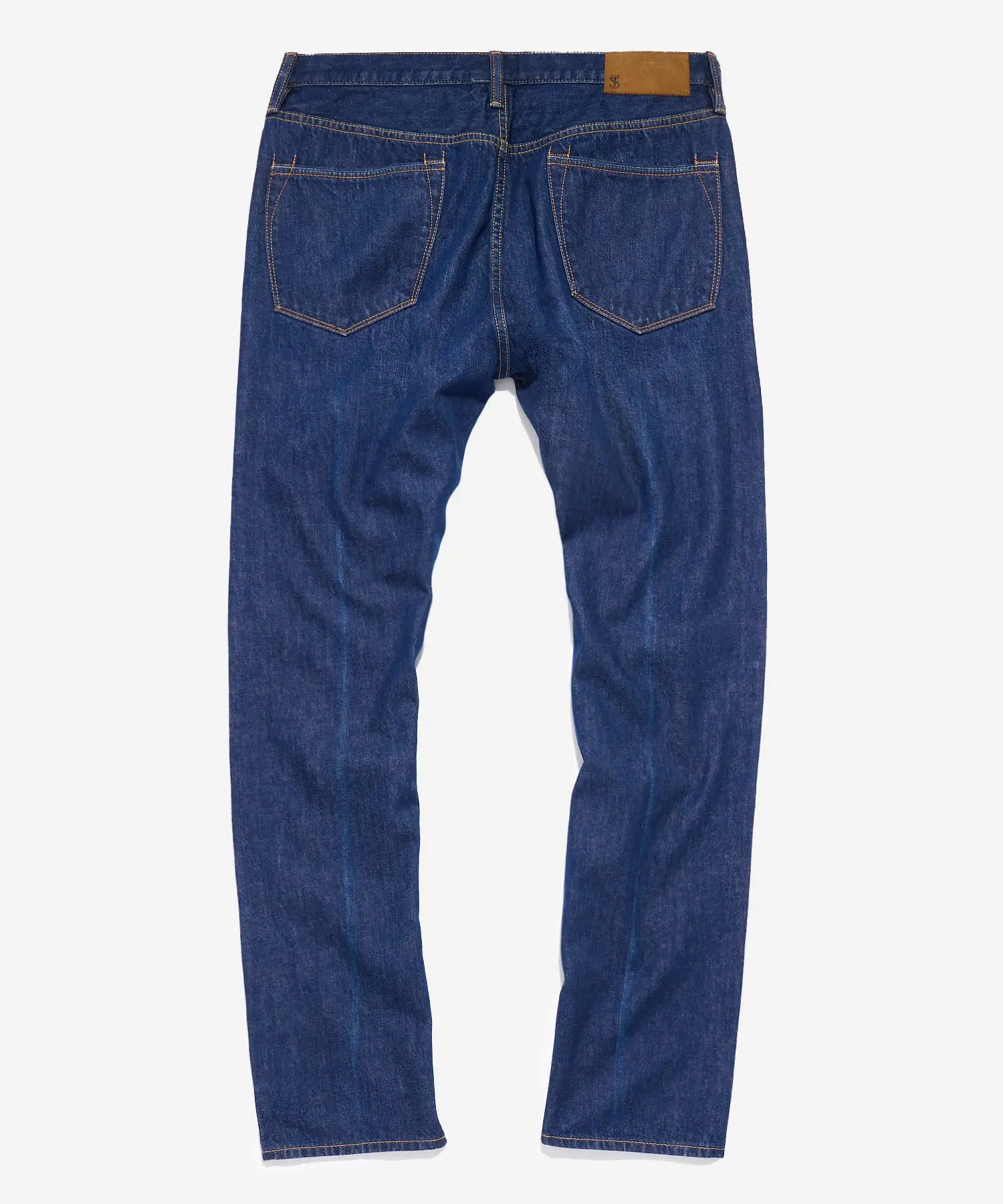 Classic Fit Selvedge Jean in Creased Medium Wash