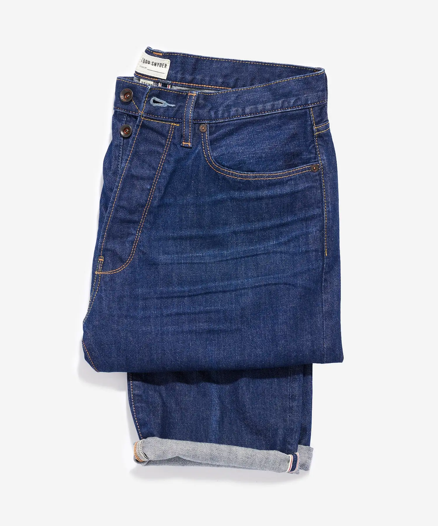 Classic Fit Selvedge Jean in Creased Medium Wash