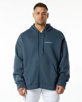 Classic Full-Zip Jacket - Whale Blue