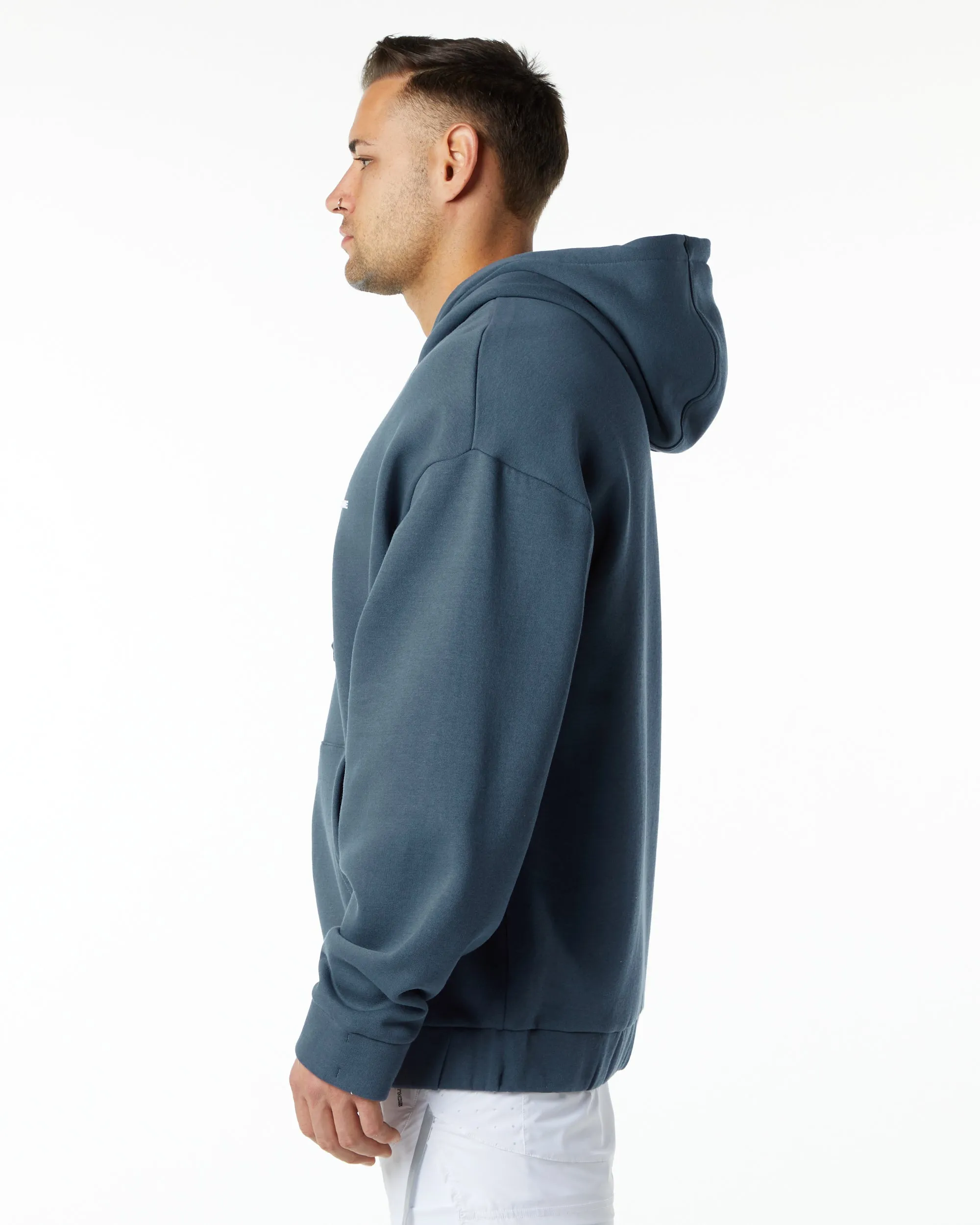 Classic Full-Zip Jacket - Whale Blue