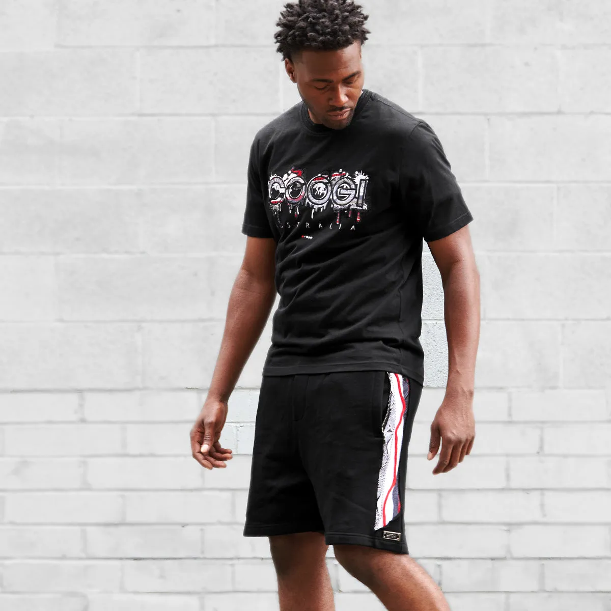 COOGI Logo Drip Tee in Black