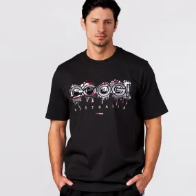 COOGI Logo Drip Tee in Black