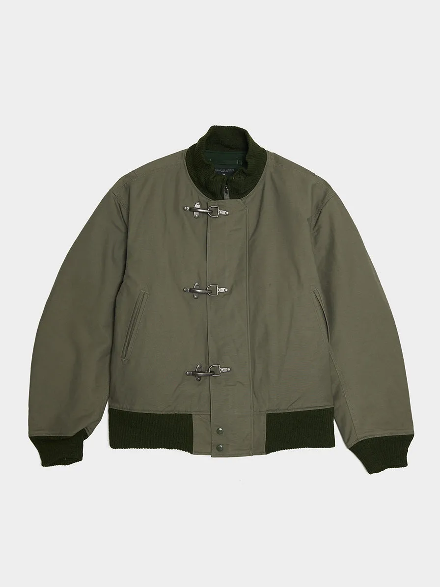 Cotton Double Cloth Deck Jacket, Olive