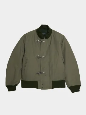 Cotton Double Cloth Deck Jacket, Olive