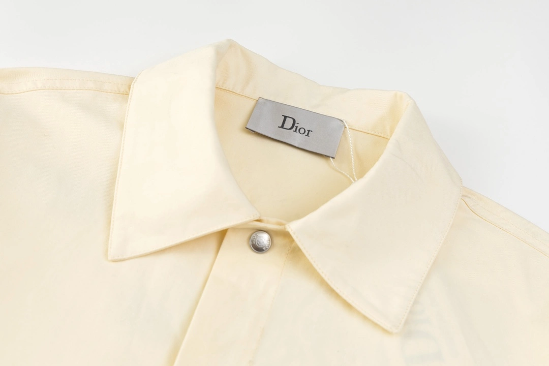 Dior 24SS embroidered badge logo shirt 3.21