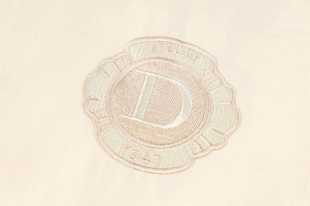 Dior 24SS embroidered badge logo shirt 3.21