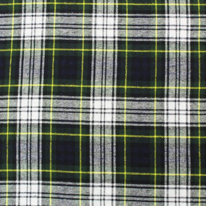 Dressmaking Brushed Cotton Check - Lupin