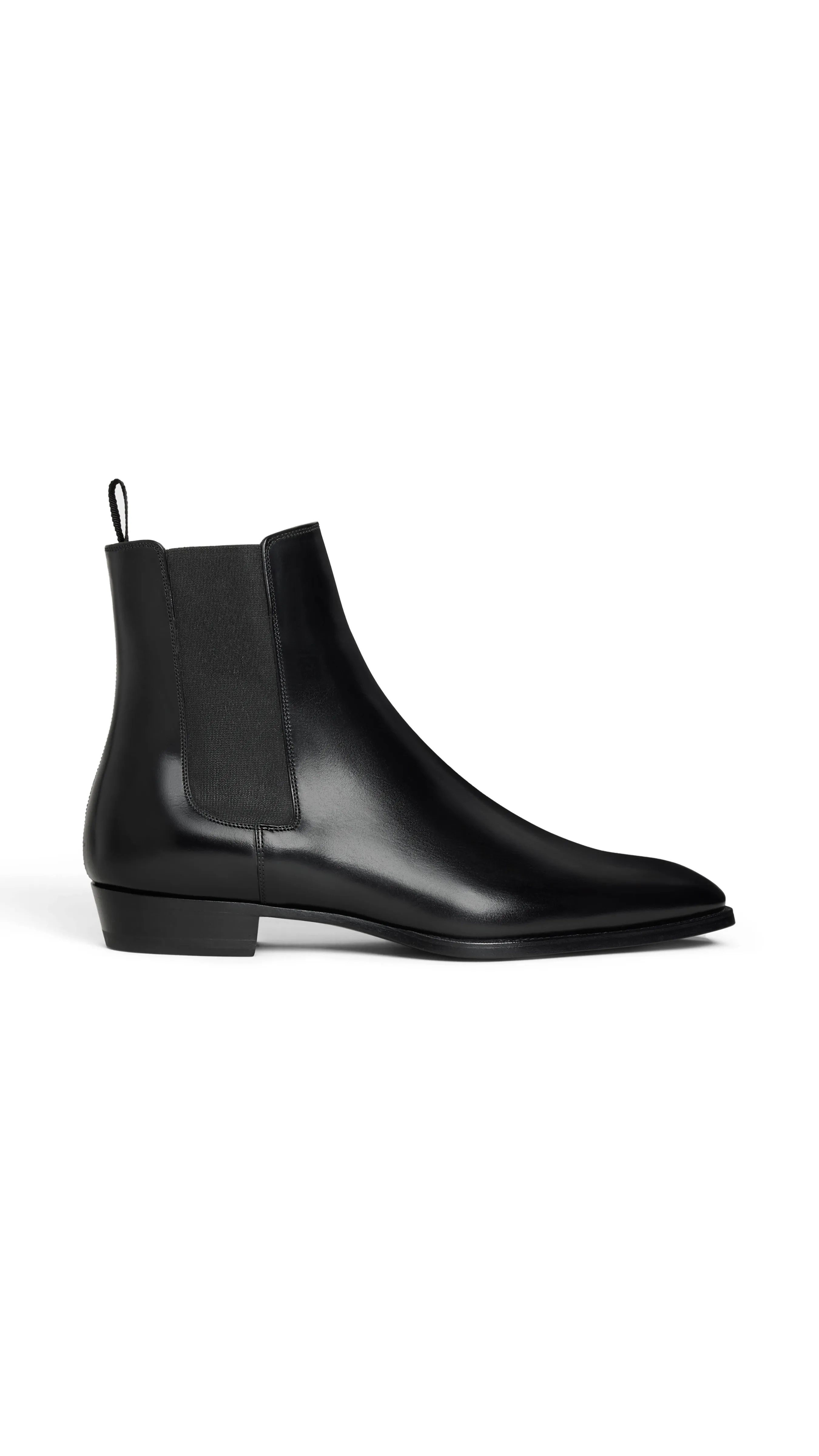 Drugstore Chelsea Boot in Shiny Calfskin - Black