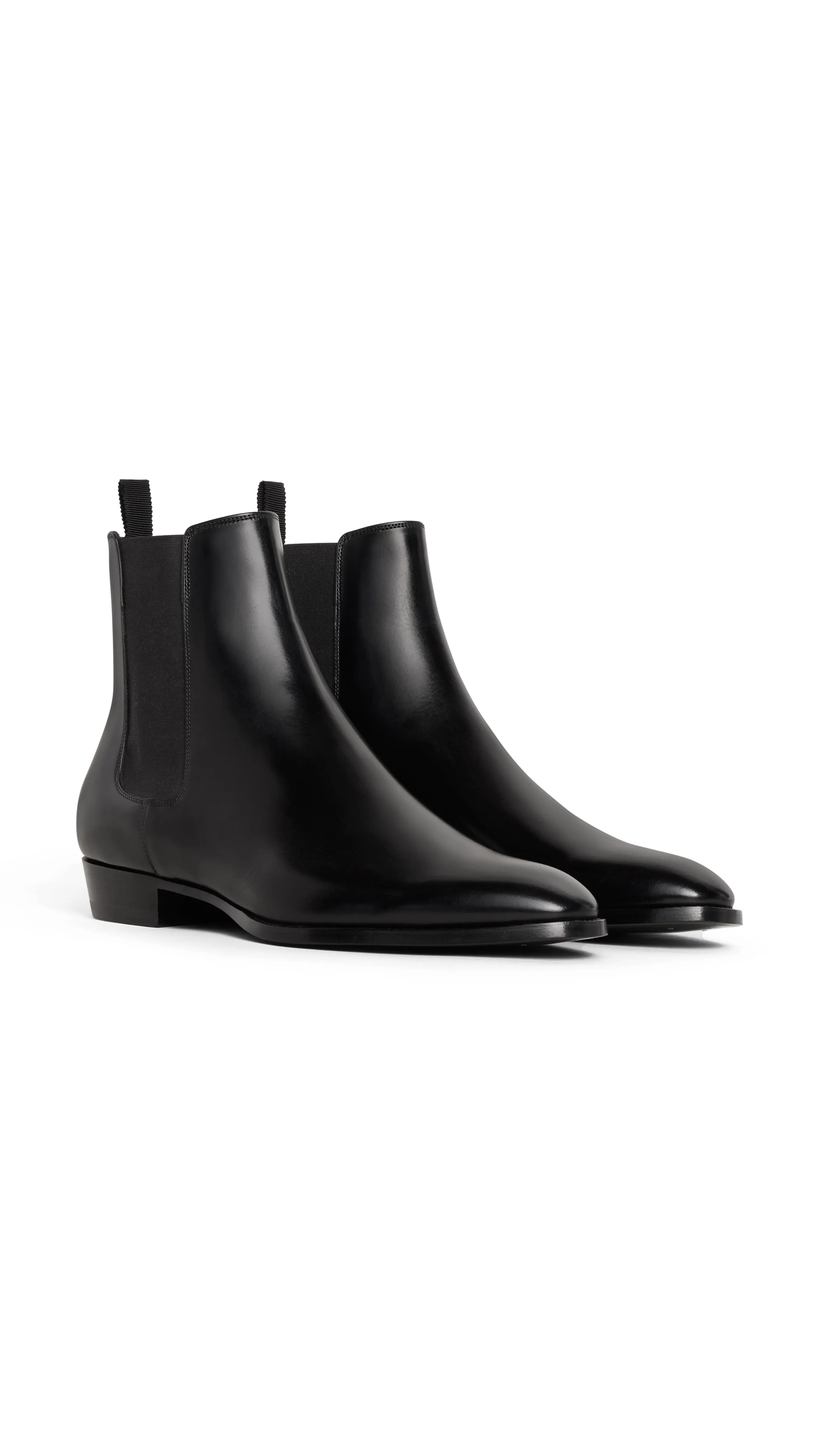 Drugstore Chelsea Boot in Shiny Calfskin - Black