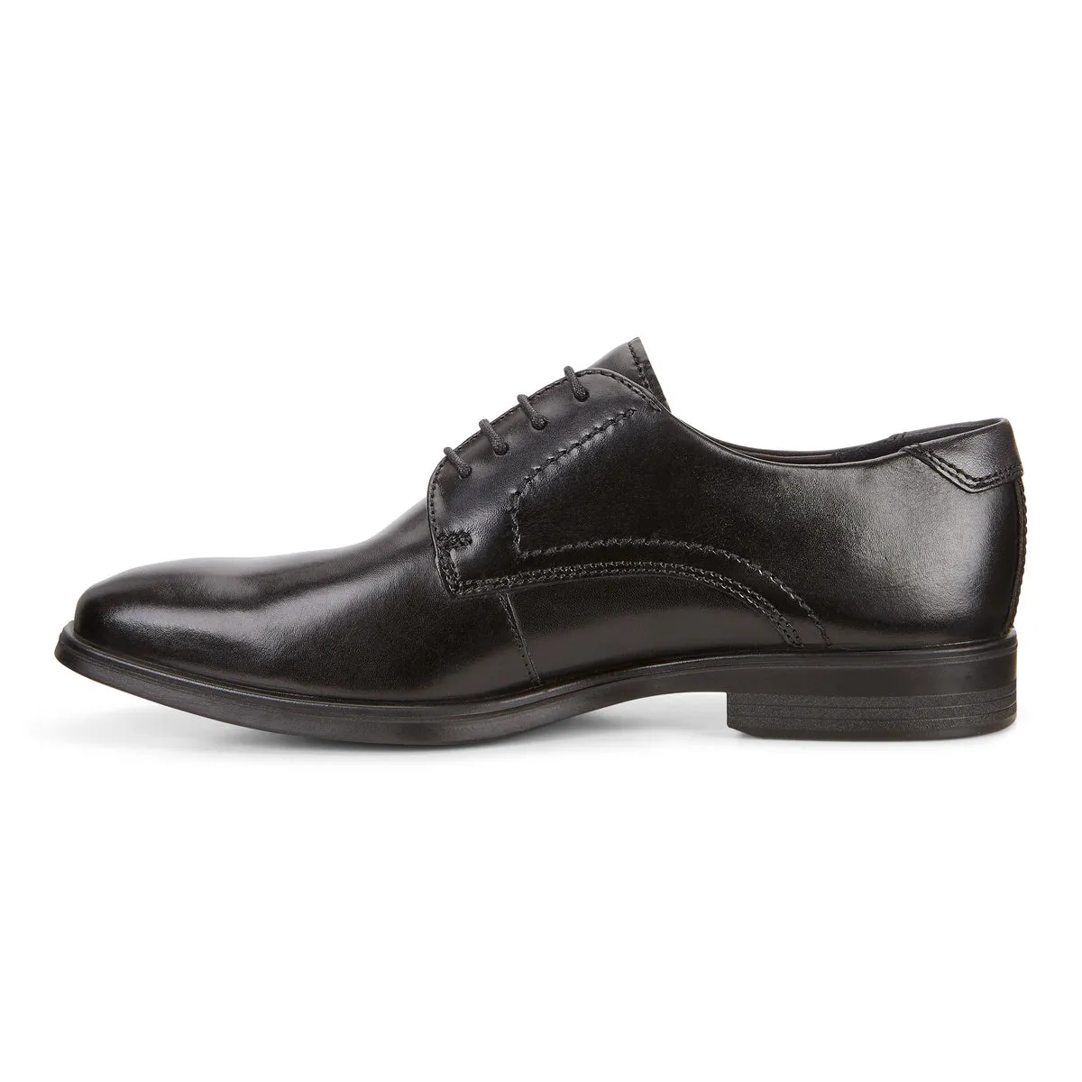 ECCO Melbourne Leather Lace Up Dress Shoe - Black