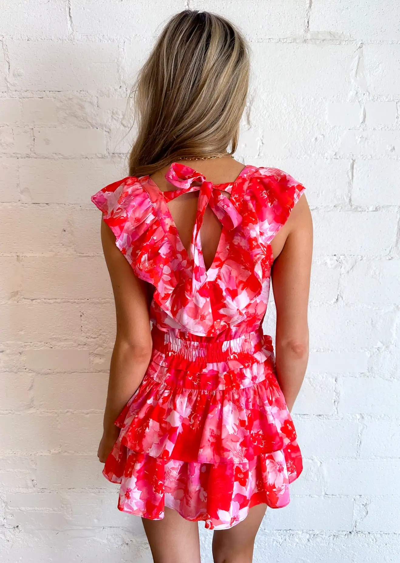 Emery Floral Print Mini Dress