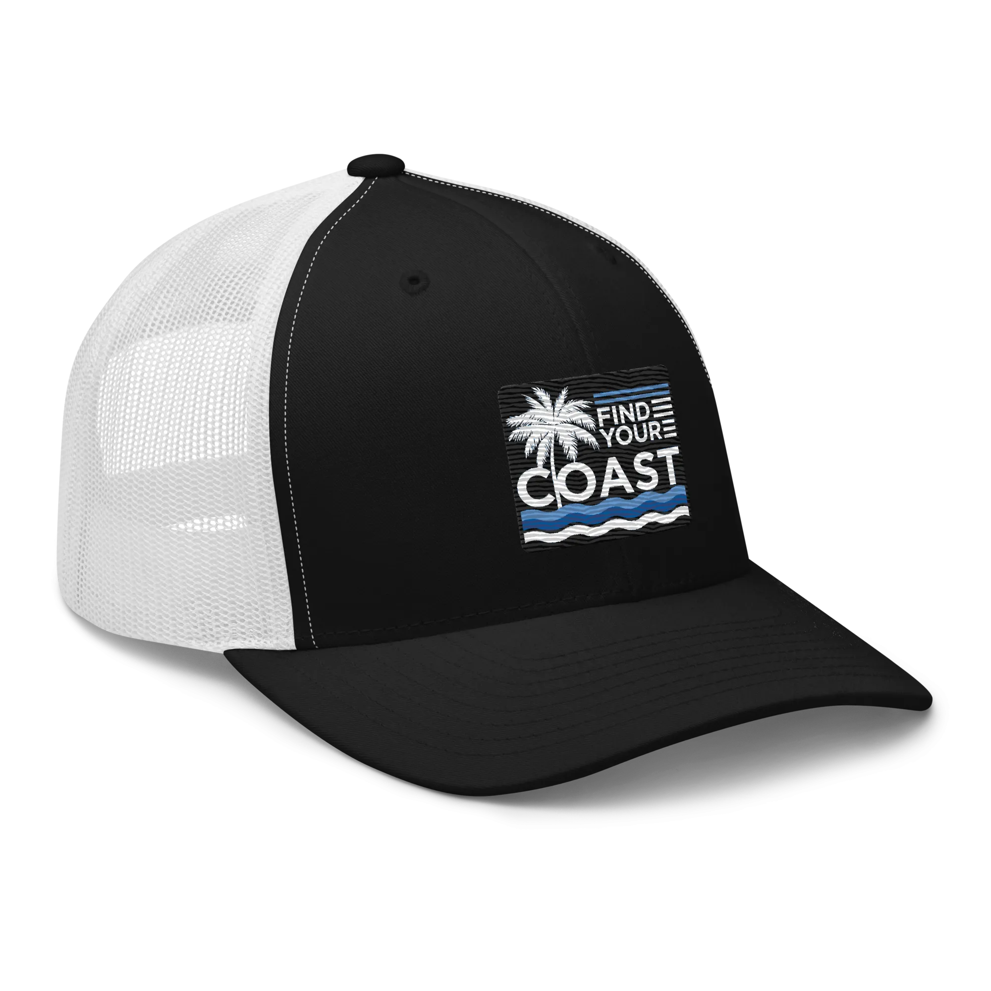 Find Your Coast Embroidered Trucker Hats