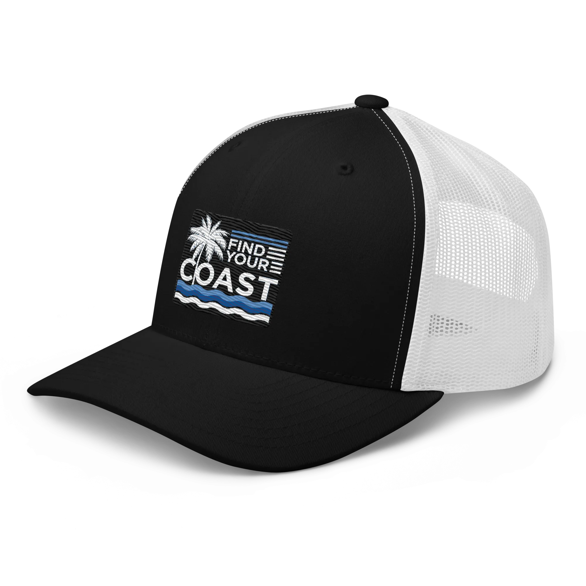 Find Your Coast Embroidered Trucker Hats