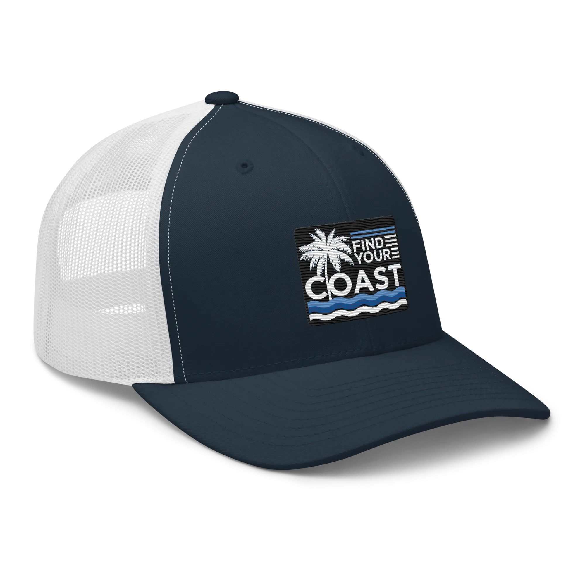 Find Your Coast Embroidered Trucker Hats