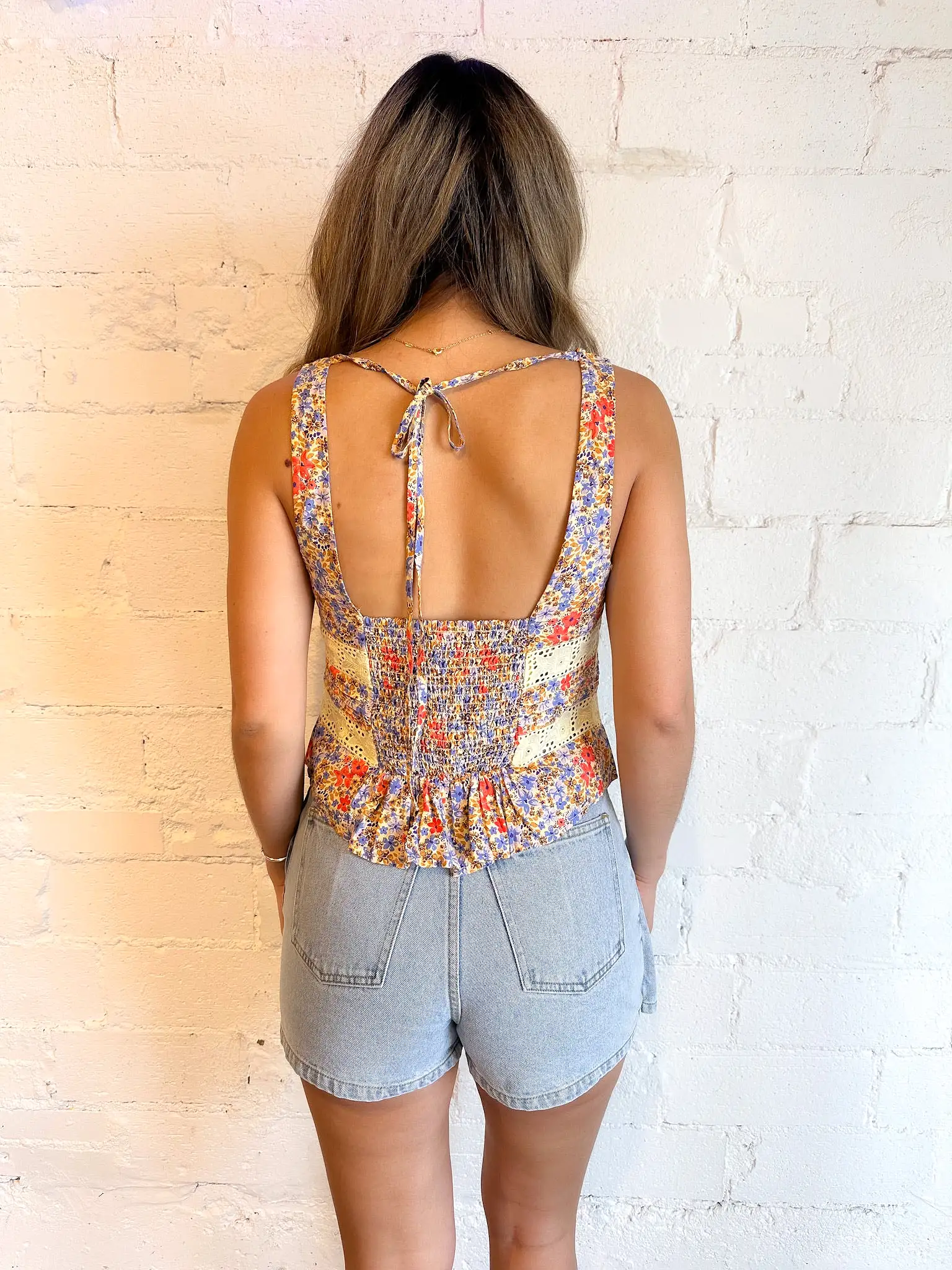 Free People Kiana Lace Tank