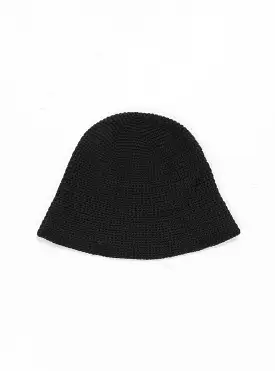 Hand Knit Hat Black