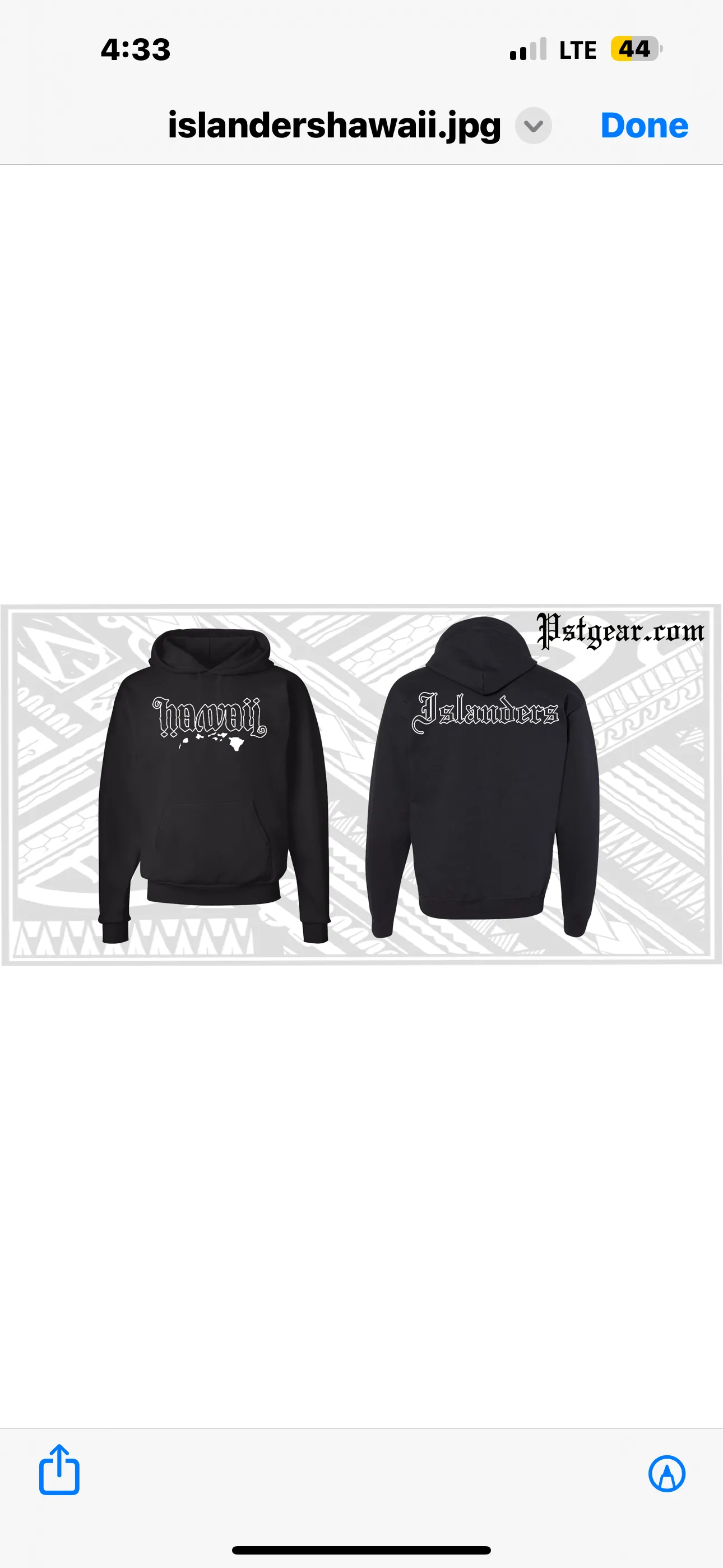 Hawaii Islanders HOODIES