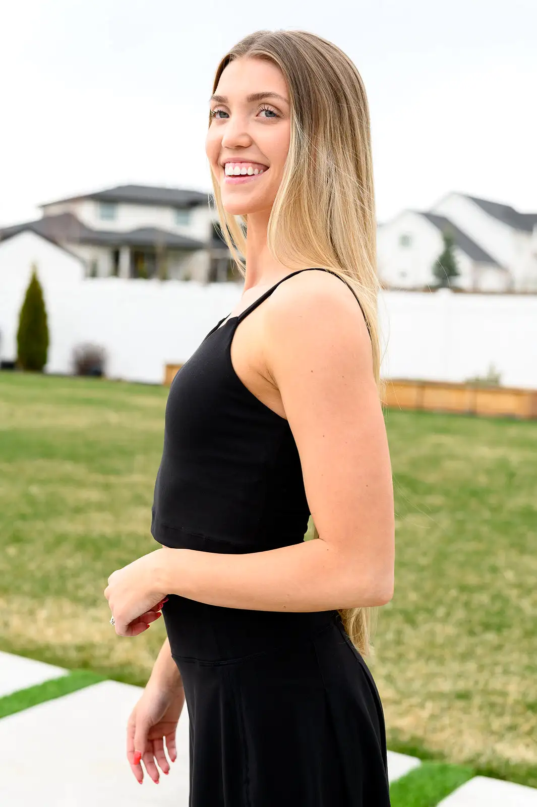 Hot Yoga Tank in Black