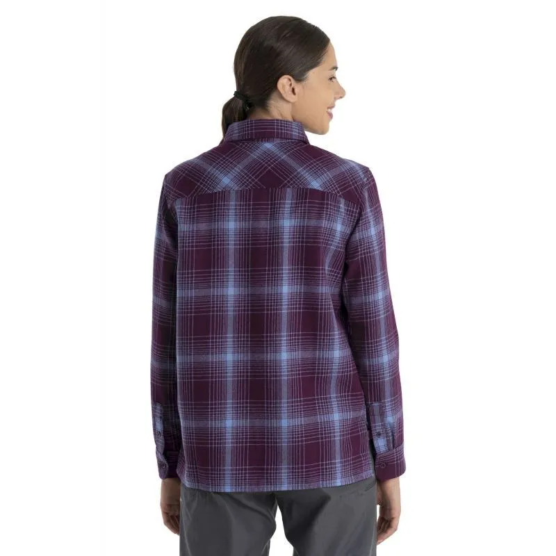 icebreaker  Merino 200 Dawnder LS Flannel Shirt Plaid - Camicia - Donna