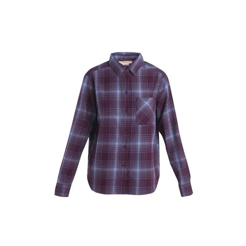 icebreaker  Merino 200 Dawnder LS Flannel Shirt Plaid - Camicia - Donna