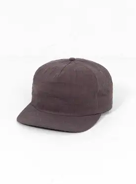 Japanese Cotton Dobby 5 Panel Cap Brown