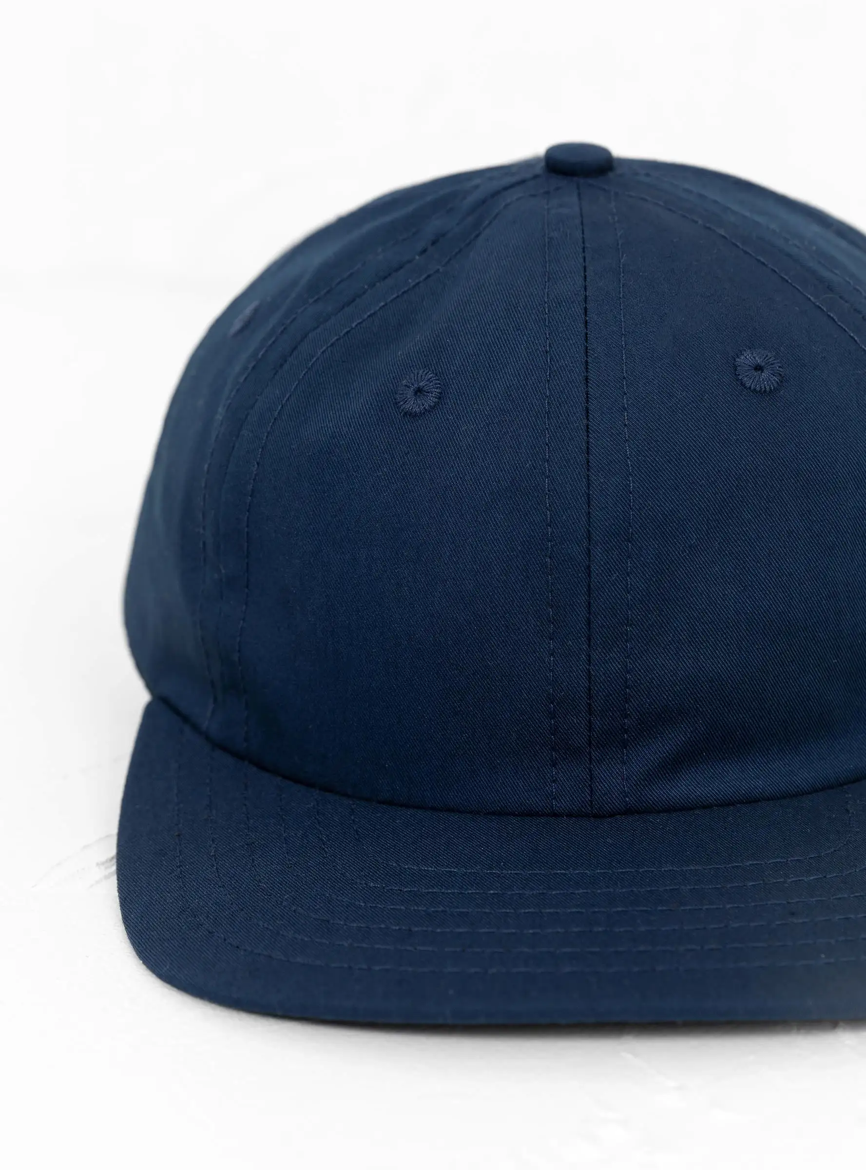 Japanese Cotton Nylon 6 Panel Cap Blue