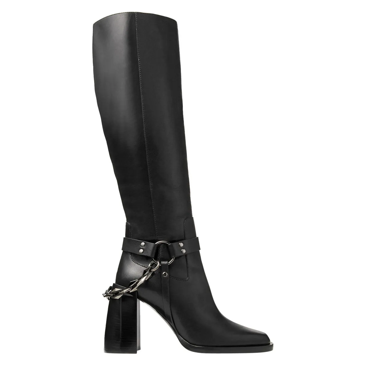 JIMMY CHOO Isabelle 95 Knee High Boots - Black