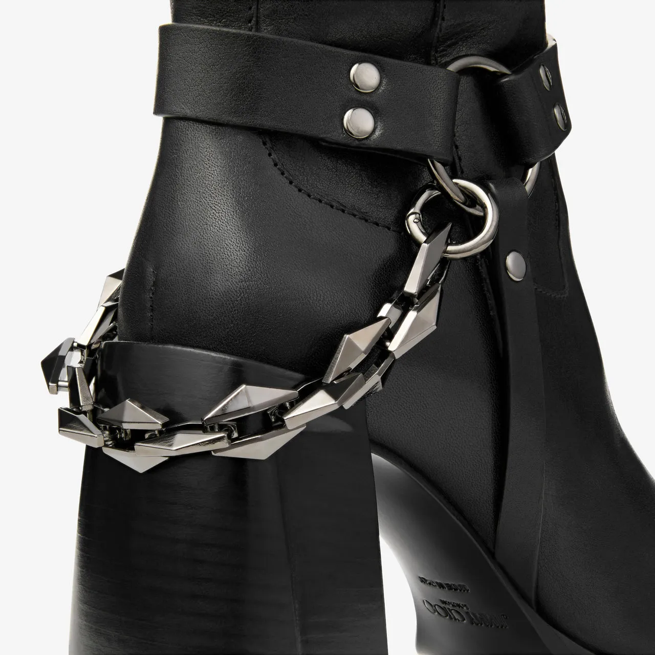 JIMMY CHOO Isabelle 95 Knee High Boots - Black