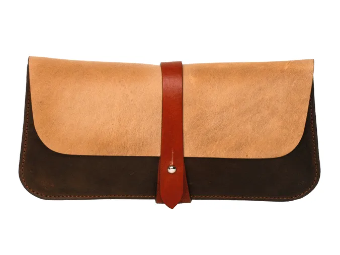 Lily Clutch (Crazy Horse/Natural Brown/Chestnut)