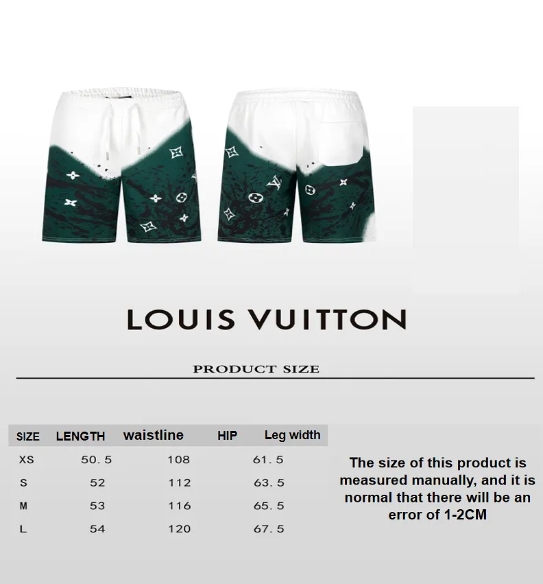 Louis Vuitton 24ss 3D three-dimensional inkjet printing design Shorts 4.2