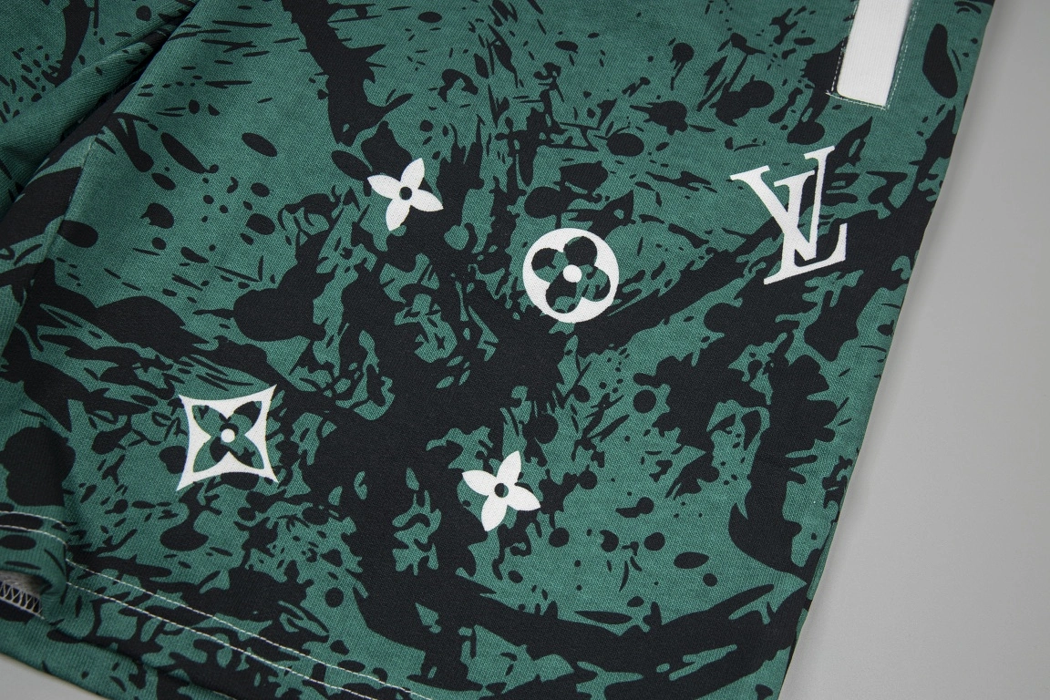 Louis Vuitton 24ss 3D three-dimensional inkjet printing design Shorts 4.2